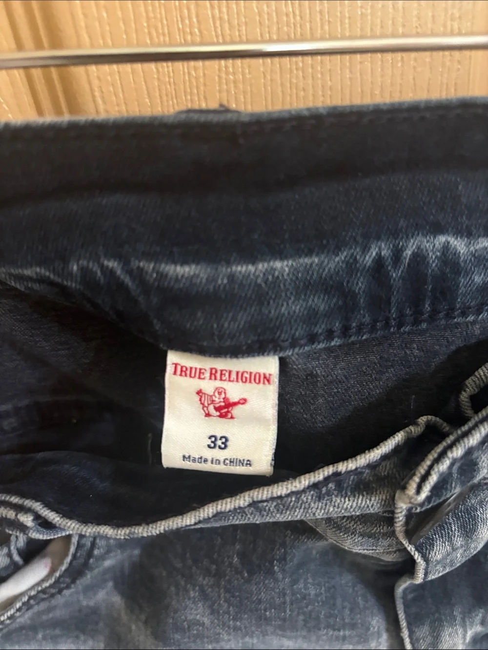 Men’s navy slim True religion jeans size 33